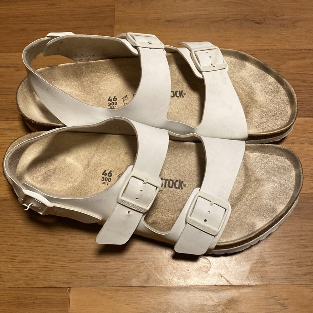 Birkenstock White Sandals